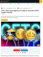 CFTC Chair Says Agency is Ready to Oversee Entire Crypto Market