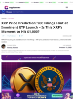 XRP Price Prediction: SEC Filings Hint at Imminent ETF Launch – Is This XRP’s Moment to Hit $1,000?