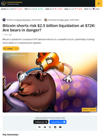 Bitcoin Short Squeeze: Why Bearish Bets and ETF Flows May Spark a Rally