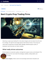 Best Crypto Prop Trading Firms - HyroTrader Stands Out !