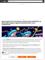 Bitcoin (BTC) Price Prediction: Whales Add 110,000 BTC as $84K–$86K Support Signals Potential Short-Term Stabilization - Brave New Coin