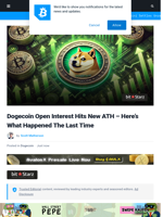Dogecoin Open Interest Hits New ATH - Here’s What Happened The Last Time | Bitcoinist.com