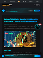 Solana (SOL) Pulls Back to $183 Despite Bullish ETF Launch and $200 Breakout - Blockchain.News