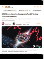 SIREN retests critical support after 26% drop - What comes next? - AMBCrypto