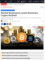 Market Resistance Levels Dominate Crypto Outlook