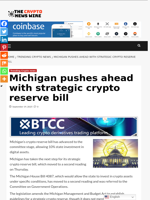 Michigan pushes ahead with strategic crypto reserve bill - The Crypto News Wire