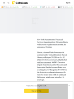 NYDFS Chief Harris to Leave New York Regulator Next Month