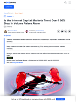 The Fall of Internet Capital Markets: What’s Behind the Drop?