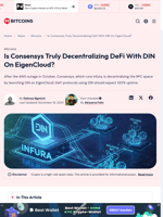Consensys Decentralizing DeFi via DIN on EigenCloud