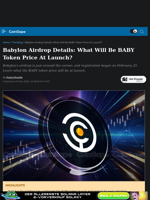 Babylon Airdrop Details: What Will Be BABY Token Price At Launch?