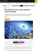 Inflation Slows But Crypto Adoption Speeds Up