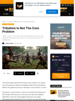 Tribalism Is Not The Core Problem