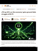 JTO up 29% as 'Jito economy' gains ground: Bulls struggle at $0.70 - AMBCrypto