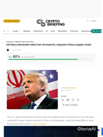 US Navy blockade halts Iran oil exports, impacts China supply chain