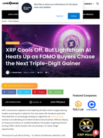 XRP Cools Off, But Lightchain AI Heats Up as FOMO Buyers Chase the Next Triple-Digit Gainer | Live Bitcoin News