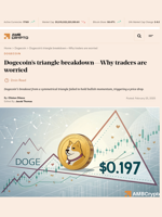 Dogecoin’s triangle breakdown—Why traders are worried - AMBCrypto