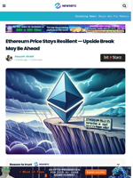 Ethereum Price Stays Resilient — Upside Break May Be Ahead