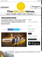 HeraldEX Defines the Future with Its One-Stop Crypto Platform for Businesses