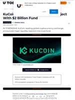 KuCoin Supports Crypto Trust Project With $2 Billion Fund