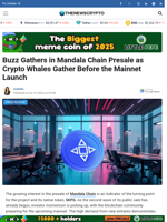 Buzz Gathers in Mandala Chain Presale as Crypto Whales Gather Before the Mainnet Launch - TheNewsCrypto