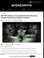 BIP-361 Maps Three-Phase Plan to Quantum-Proof Bitcoin