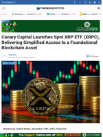 Canary Capital Launches Spot XRP ETF (XRPC), Delivering Simplified Access to a Foundational Blockchain Asset - TheNewsCrypto