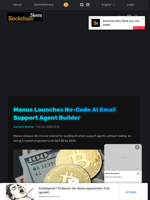 Manus Launches No-Code AI Email Support Agent Builder - Blockchain.News