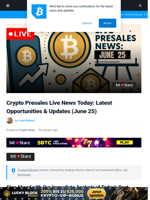 Live Best Crypto Presale Updates Today: Trump Media Poised to Launch Bitcoin ETF as Saylor's Strategy Is Nearly Ready to Enter the S&P 500