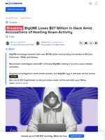 BigONE Exchange Hacked: $27 Million in Digital Assets Stolen