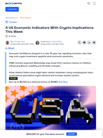 US Economic Indicators: Impact on Bitcoin and Crypto Trading