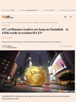 67% of Binance traders are long on Chainlink – Is LINK ready to reclaim $14.15? - AMBCrypto
