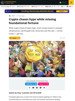 Crypto Chases Hype While Missing Foundational Fortune