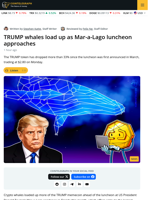 TRUMP Token Whales Loading Up Before Luncheon Event