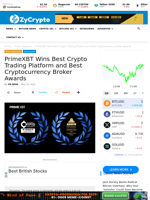 PrimeXBT Wins Best Crypto Trading Platform and Best Cryptocurrency Broker Awards