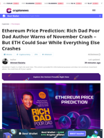 Ethereum Price Prediction: Kiyosaki Warns of November Crash