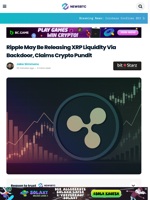 Ripple May Be Releasing XRP Via Backdoor, Claims Crypto Pundit