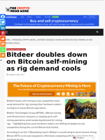 Bitdeer doubles down on Bitcoin self-mining as rig demand cools - The Crypto News Wire