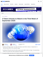 OP, FTN, ZRO Lead Major Token Unlocks This Week