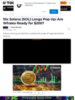 10x Solana (SOL) Longs Pop Up: Are Whales Ready for $200?
