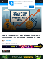 Best Crypto to Buy Now as FOMC Minutes Signal More Possible Rate Cuts