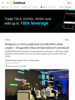 Kraken’s Arjun Sethi says he’d eventually trust AI agents with 100% of his crypto — Dragonfly’s Haseeb Qureshi isn’t convinced