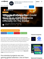 5 Crypto Presales That Could Blow Up in 2026: IPO Genie Officially On The Radar | Live Bitcoin News