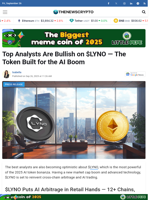 Top Analysts Are Bullish on $LYNO — The Token Built for the AI Boom - TheNewsCrypto