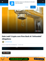 Data Leak? Crypto.com Fires Back At ‘Unfounded’ Allegations