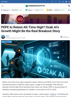 PEPE to Retest All-Time High? Ozak AI’s Growth Might Be the Real Breakout Story