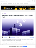 Will DATs Like MicroStrategy and BitMine Fade In 2026?