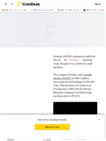 MSTR Adds More BTC