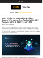 XRP & BNB Show Strength as Cold Wallet Presale Attracts $2 Price Forecasts