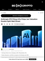 Anthropic IPO Filing Lifts Chips, but Valuation Doubts Split Wall Street