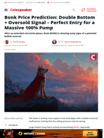 Bonk Price Prediction: Double Bottom + Oversold Signal – Perfect Entry for a Massive 100% Pump - Coinspeaker